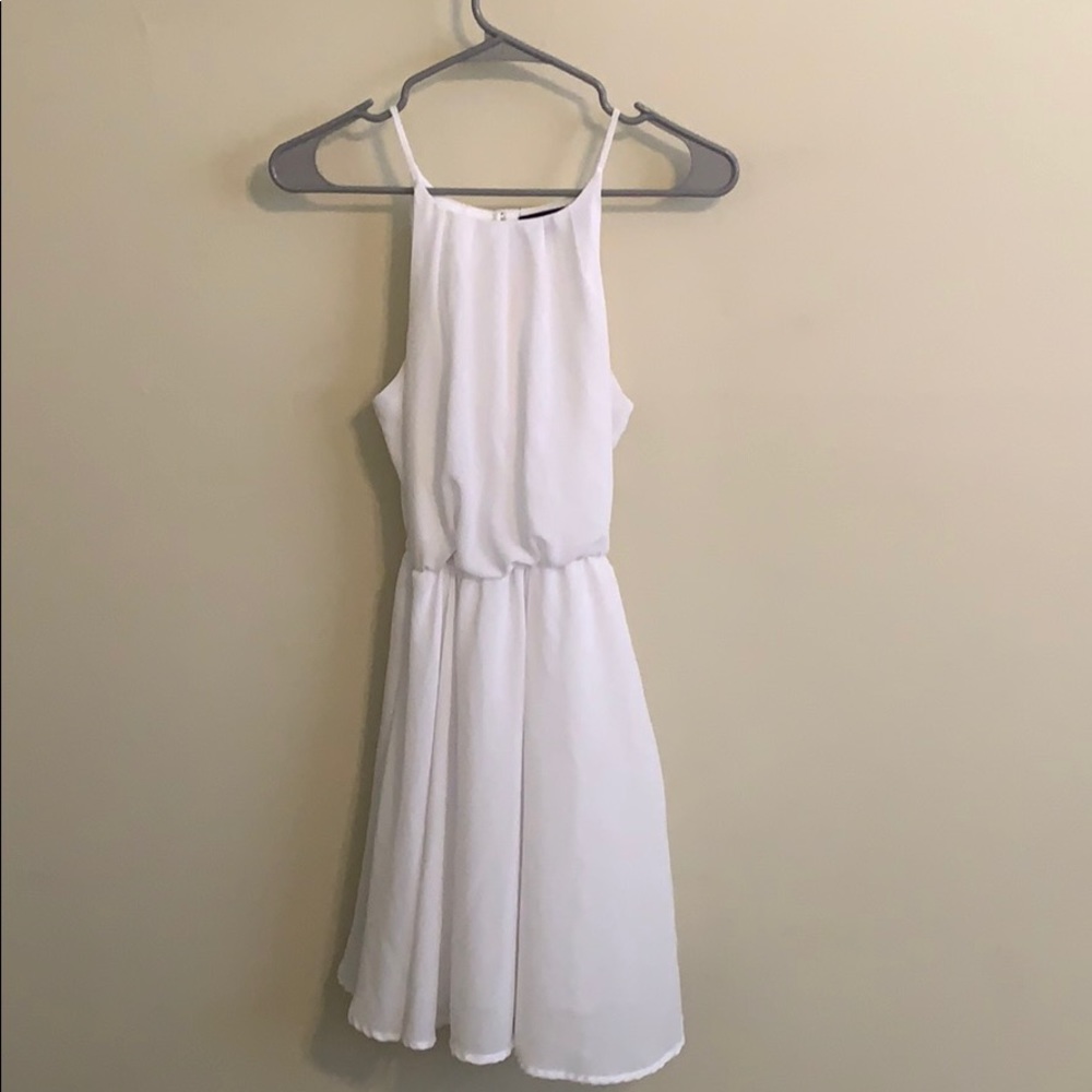 White cocktail dress